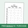 Free Meal Planner Template